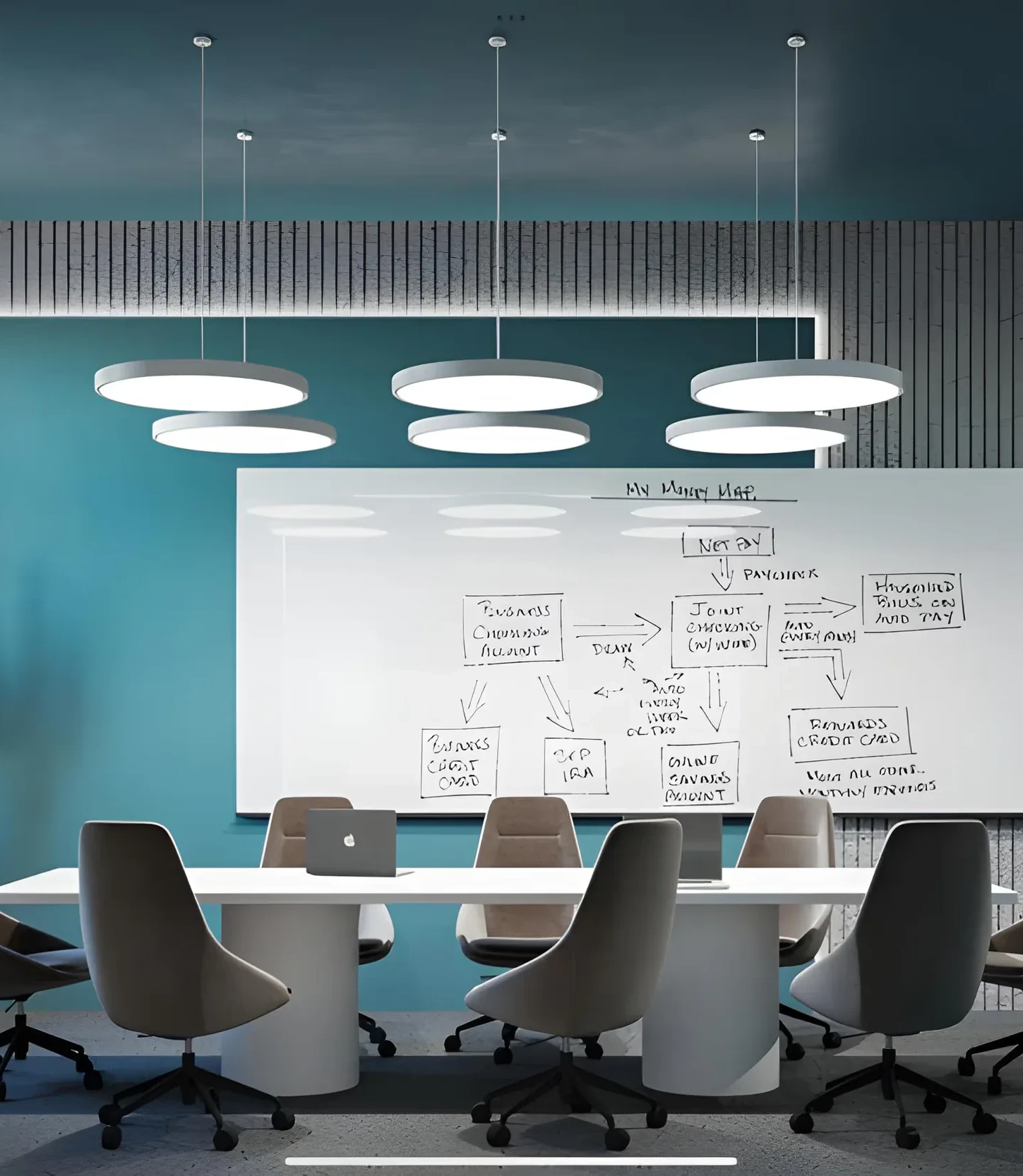 The meeting room at the Intrici Experience Centre