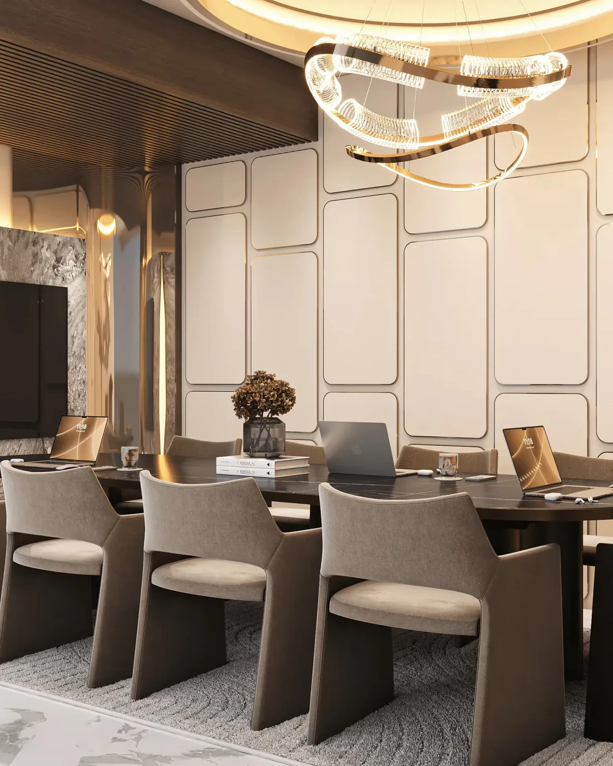 The conference room where design proposals are presented