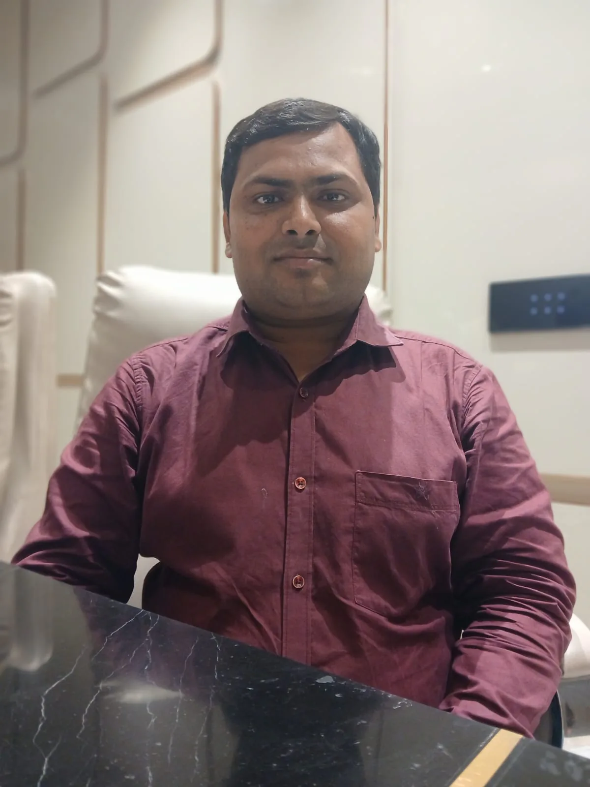 Portrait of Anuj Rai, Project Manager, Intrici Interiors